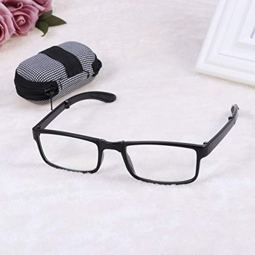 Очила Healifty Blue Light Сгъваеми Очила За Четене Компактни Сгъваеми Очила за Четене с Автоматично Увеличение Очила за Далекогледство