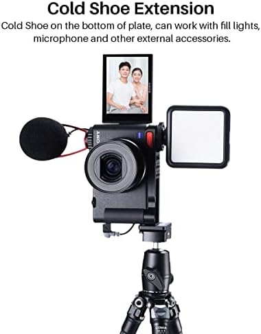Камера за Sony ZV-1 + Плоча за закрепване на статив Студен обувка за Компактна видео блог-камера Sony ZV1