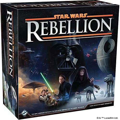 Настолна игра Star Wars Въстание | Стратегическа игра за възрастни и за тийнейджъри | Възраст 14 + | 2-4 играча | Средно време за