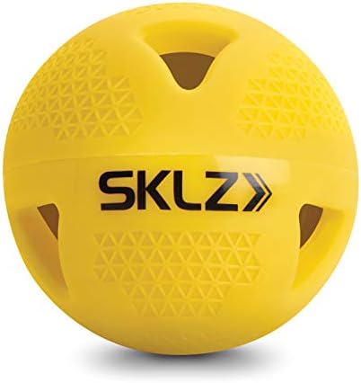 SKLZ Premium Impact Limited-Спортни и бейзболни топки за полети, 6 броя, жълт