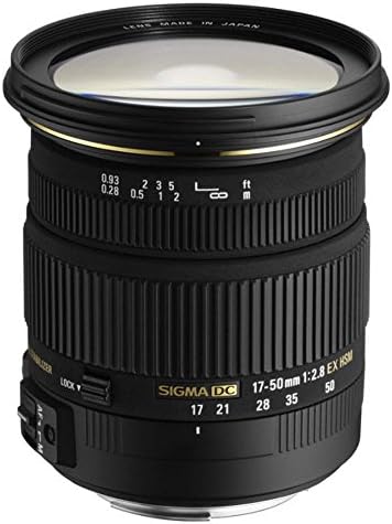 Стандартен обектив Sigma 17-50 мм f/2.8 EX DC OS HSM FLD с Голяма Бленда за Цифров огледално-рефлексен фотоапарат Sigma