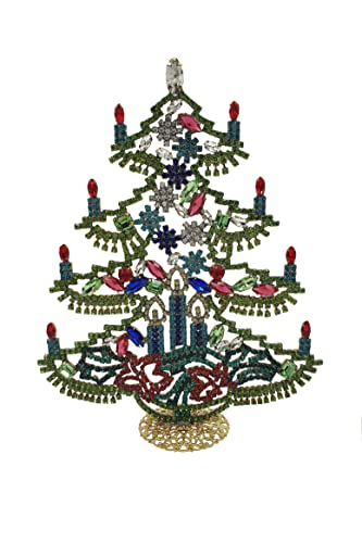 Магията на Коледа (Празнични цветове), Луксозно украсата на елхата на рождественском плот
