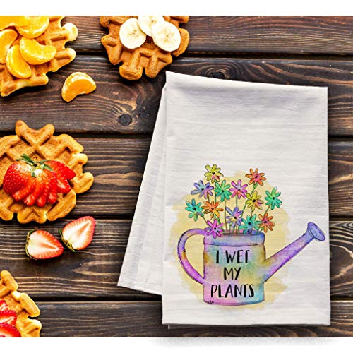Забавно Кухненски кърпи Аз урината на вашите растения - Кухненски кърпи от чувалчета за брашно Премиум-клас 27 x 27 инча, кърпа за сушене на чинии - Произведено в САЩ