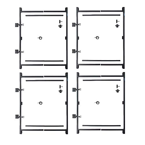 Комплект врата със стоманена рамка Adjust-A-Gate Ширина 36-60 и с височина до 7 метра (4 опаковки)