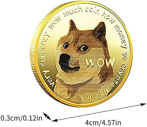 Монети Dogecoin Монета Дожа Възпоменателна Монета Лимитированная Серия са подбрани Монета с Защитен Калъф 1БР