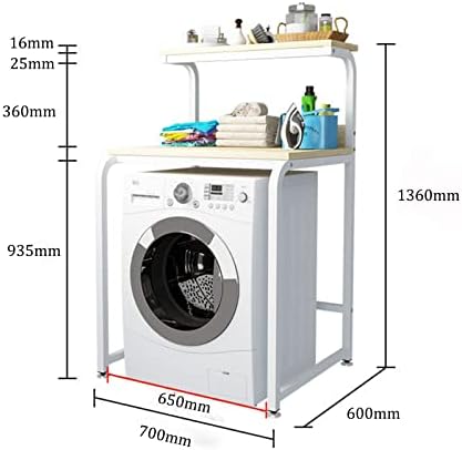 Рамки за съхранение на перални машини BKGDO Подови Без Удар са Подходящи за Над Тоалетна висока температура Стомана Балконная полк