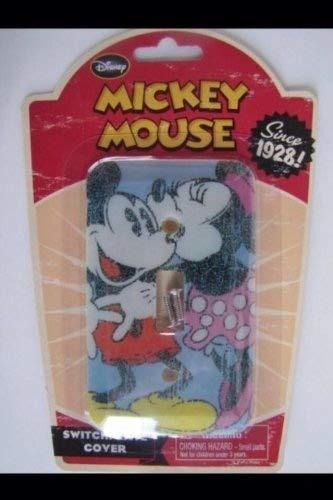 Тампон за ключа на светлината Disney Mickey & Minnie Mouse в ретро стил 1928 (Единично)