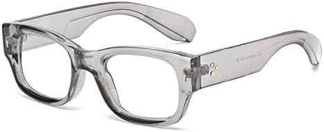 Необичайни Стилни Дебели Малки Квадратни Очила с Блокиране на Синя Светлина за Жените И Мъжете В Правоъгълна Рамка С Прозрачни Лещи