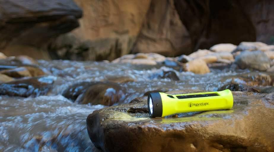 Слънчев led фенерче Водоустойчива HYBRIDLIGHT Journey 300 зарядно устройство за телефон USB, жълт