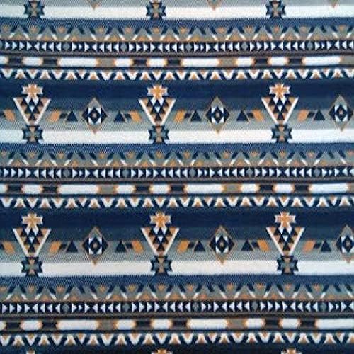 Руното плат Pico Textiles Southwest Aztec Navy - 10 ярда / в стил мультиколлекции PT846