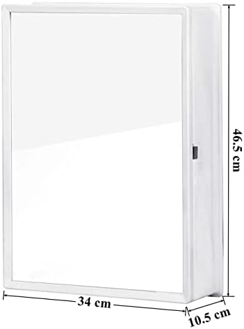 EFINITO Forever Multi пластмасов шкаф за баня с огледало като / Аксесоари за баня (тънък бял)