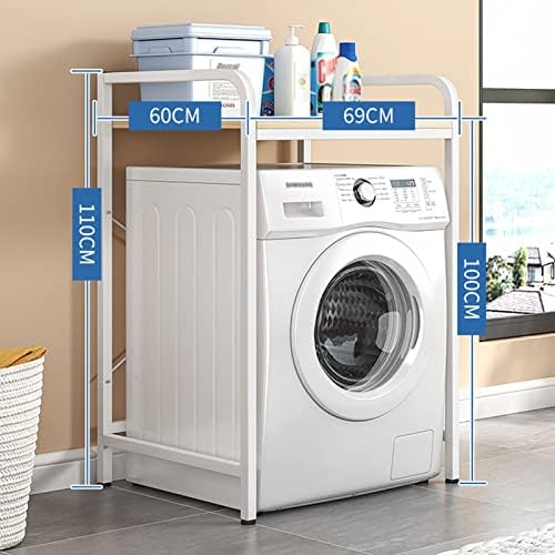 Рамки за съхранение на перални машини BKGDO, Подови, Без удар, Идеални за Тоалетна, Рафт за миене на съдове от въглеродна стомана,