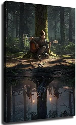 Игри плакат на The Last of Us с художествен печат, Модерни Постери за декор на семейния Спални (12x18 инча - без рамка)