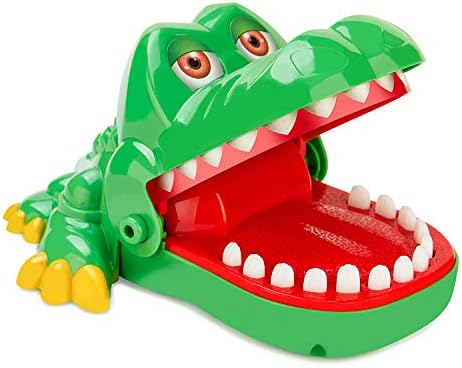 Играчки със Зъби на Крокодил Игра за Деца, Крокодил Хапе Пръста на Зъболекар Игри Забавни Играчки, Версия 2020 Г. За деца от 4 годишна възраст