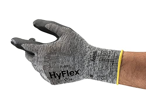 Многофункционални ръкавици HyFlex 11-801 - ниско тегло, сцепление и комфорт, малък размер