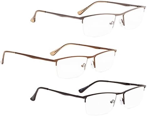 LUR 7 опаковки очила за четене без рамки + 3 опаковки очила за четене в полукръгла рамка (общо 10 двойки ридеров + 1,75)
