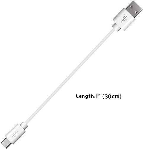 Кратък кабела на зарядното устройство за слушалки Geekria Micro-USB съвместим с Skullcandy Hesh 3, Hesh 2, Crusher Wireless, зарядно