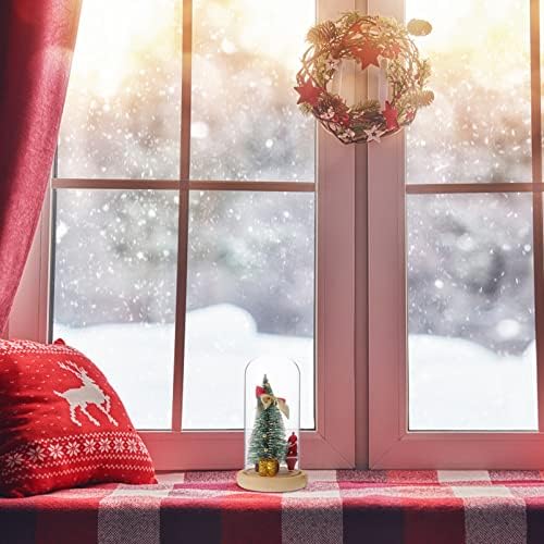 Ярдвэ Оформление Празнична Коледна Елха Светещи Звезди Украшения, С Купол Коледна Светлинно Украса Коледна Лампа Занаятчийски Купол: