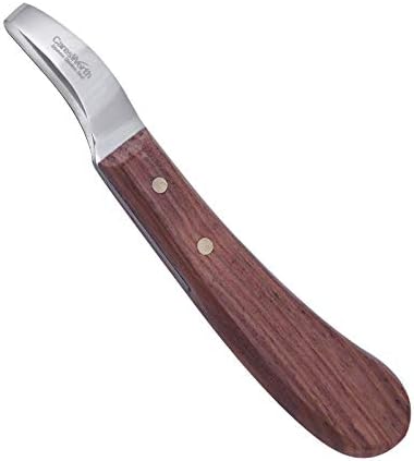 Английски нож за копита с Десни и Леви Двустранна Тесни Остриета За Ковано работи CE (Нож за копита с линия за конна езда)