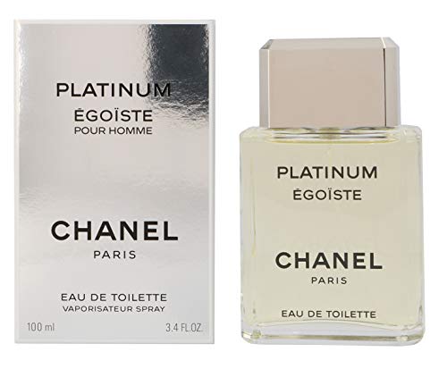 Egoiste Platinum на Chanel за мъже Спрей за тоалетна вода, 3,4 Грама