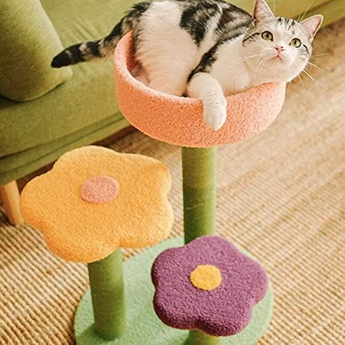 Котка катерене цвете котка скално Катерене рамка на стената котка стъргало коте катерене котка на терени кула домашен любимец активност мебели игралната къщичка ?