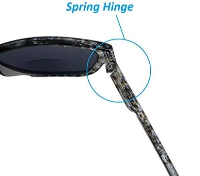 Бифокални очила за четене Модни слънчеви очила-ридеры за жени на класическата квадратна форма на котешко око