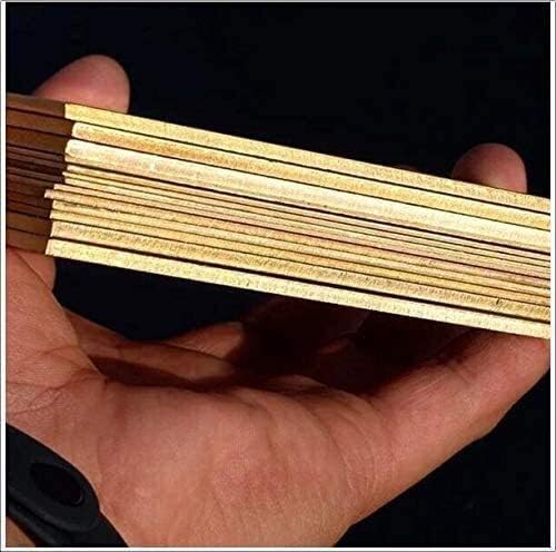 Месинг лист HUILUN Дебелина на метални пластини, от меден лист (1 mm),-Широчина: 250 мм Дължина: 300 мм Месингови плочи