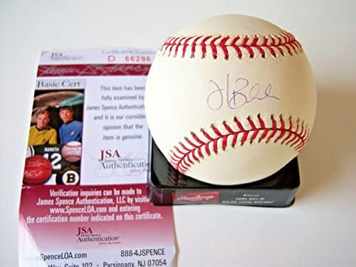 Ханк Блэлок Тексас Рейнджърс, JSA / coa, Подписано на Бейзболни топки Mlb - Бейзболни топки с автографи