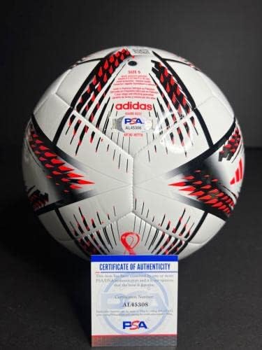 Винисиус Junior - Футболна топка с Автограф на Реал Мадрид PSA AL45308 - Футболни топки С Автографи