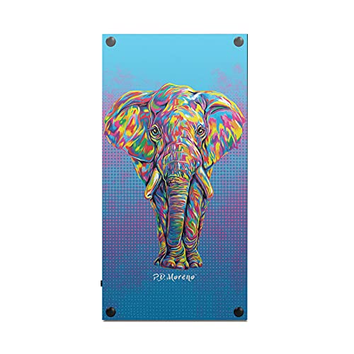 Дизайн на своята практика за главата с официален лиценз P. D. Moreno Elephant Animals II Vinyl Стикер Калъф за игра кожа, Съвместим с конзола Xbox Серия X и комплект контролери