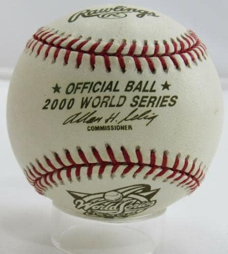 Джей Пейтън Подписа Автограф Rawlings 2000 World Series Baseball B99 - Бейзболни Топки с Автографи