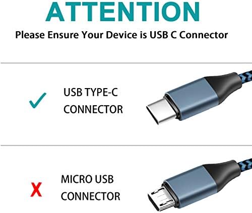 USB C 10 ФУТА Зарядно устройство за контролер PS5 Кабел За зареждане с Найлон Оплеткой Extra USC 3A High Speed Кабел за синхронизация