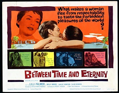 Между времето и вечността (1960) Оригинален плакат на филма