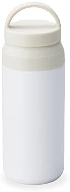 Бутилка за вода Dolce Duo SB-1695 с дръжка под формата на чаши, 11,8 течни унции (340 мл), С вакуумна изолация за запазване на топлината и студа, Вакуумни бутилка от неръждаема с?