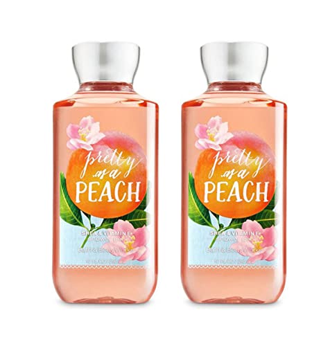 Подаръчни Комплекти Душ Гел Bath & Body Works Pretty As Peach За Жени по 10 Грама в 2 опаковки (Pretty As Peach)
