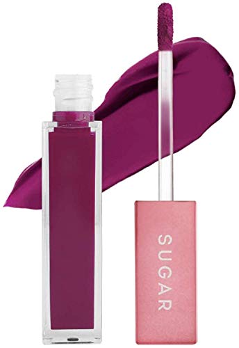 Течна червило SUGAR Cosmetics Mettle - 02 Vega с Лека Кремообразна текстура, придава на Устните Мекота и Шелковистость