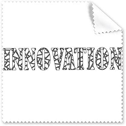 Цитат За Иновации Подарък в стил Ар-Деко Модерен Плат За Почистване на Екрана на Телефона за Пречистване на Точки 5шт