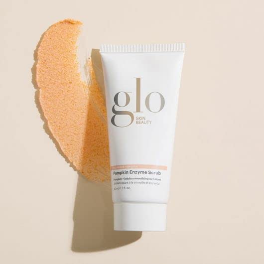 Glo Skin Beauty Тиква Ферментный търкане |Мултифункционален, който е паркет за кожата, нежно отстранява усойни повърхностни клетки