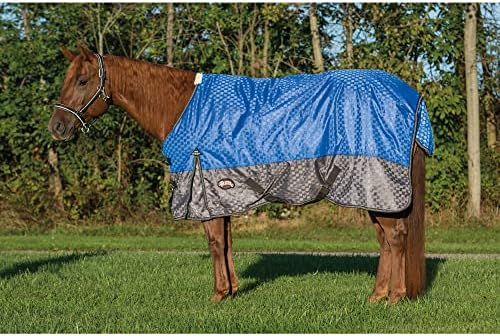 Дъждобран за коне от Текстилна на кожата с мрежа от Премиум 600D, 72