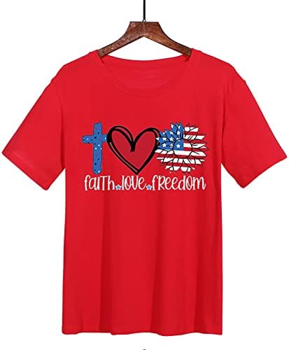2023 Нова Мъжка Тениска С Надпис Love Монограм, Тениска с Принтом на Сърцето, Знаме на Четвърти юли, Реколта Тениска, за Мъже Дълга