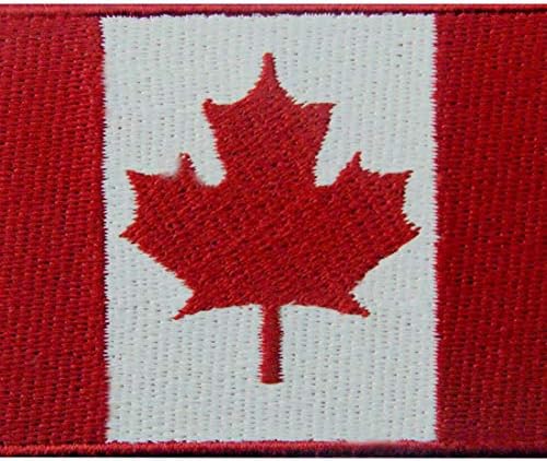 Емблемата на Флага на Канада EmbTao, Бродирани Нашивкой с Канадски Кленов Лист, Желязо, Пришитым Към Националната Эмблеме