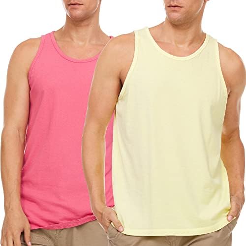 Мъжки Боядисани капаци на бретелях Pure Essence 2 в опаковка - Ежедневни тениски, идеални за тренировка във фитнес зала, зала за