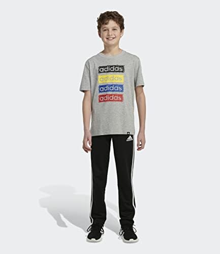 Тениска с графичен дизайн за момчета адидас с къс ръкав