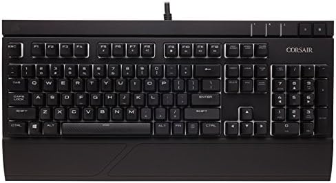 Ръчна детска клавиатура CORSAIR STRAFE RGB - Чрез USB-интерфейс - Лайн и тих - Безшумен преминете Cherry MX - Led осветление RGB