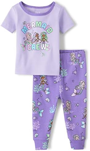 The Children ' s Place / Пижамные комплекти от 2 теми, в началото на с къси ръкави и Панталони за малки момичета