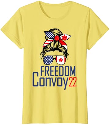 Тениска Поддръжник на Freedom Convoy 2022 Аз подкрепям канадски шофьори на камиони