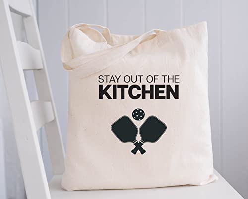 Чанта за мариновани топки - Забавно холщовая чанта за любителите на кисели топки - Стойте далеч от кухненски чанти - Множество холщовая чанта - Забавно чанта