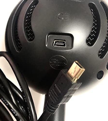 USB кабел, захранващ Кабел с Позлатени приставка адаптер за микрофони, записващи Blue Snowball iCE Blue Yeti MIC, USB микрофон Blue