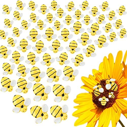 60 Бр Малки Пчели от Смола, Декор, Пчела, Украса, Пчелите от Смола, Занаятчийски Украса за DIY, Венец за Scrapbooking, Вечерен,