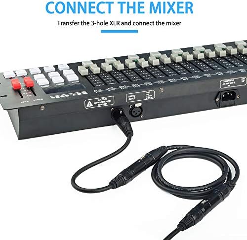 SiYear 3 Pin XLR Женски-5 Pin XLR Мъжки аудио кабел за Микрофон DMX Stage Light Оздравителни, Кабел-адаптер XLR3Fto XLR5M, 12 см